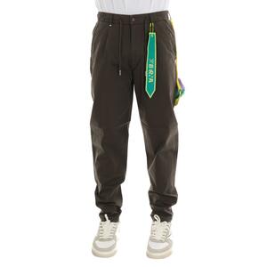 PANTALACCIO IN MISTO LINO CAFFE'